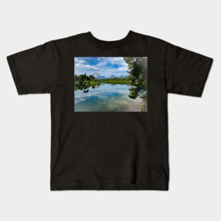 Resting at Oxbow Bend Kids T-Shirt
